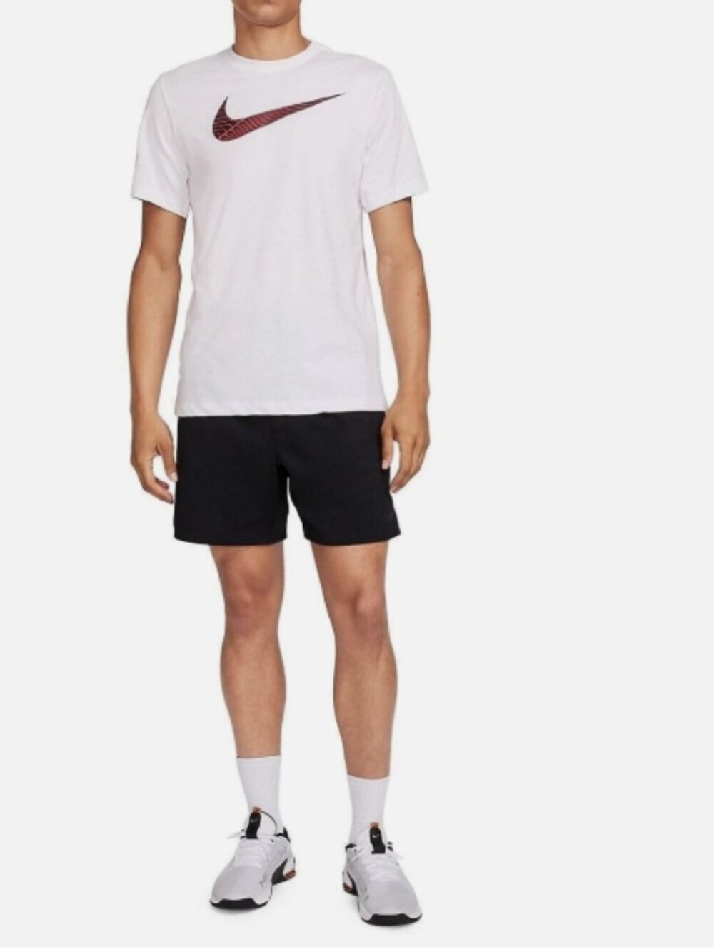 Nike DRI-FIT SWOOSH Men's Training T-Shirt (White) Size 2XL